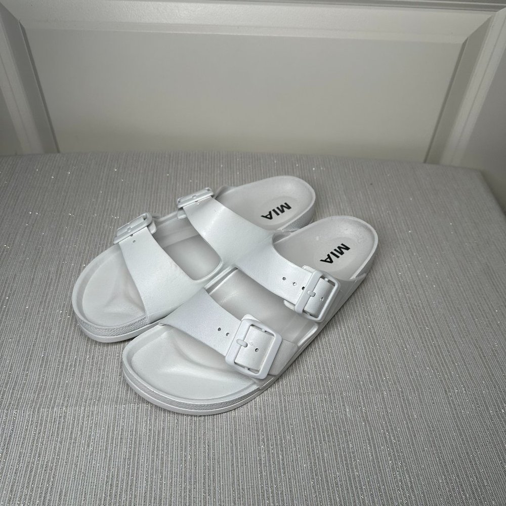 MIA white sandals